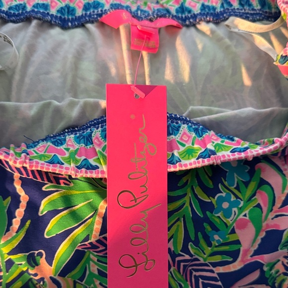 NWT Lilly Pulitzer Rikki Strapless Romper - Picture 2 of 3
